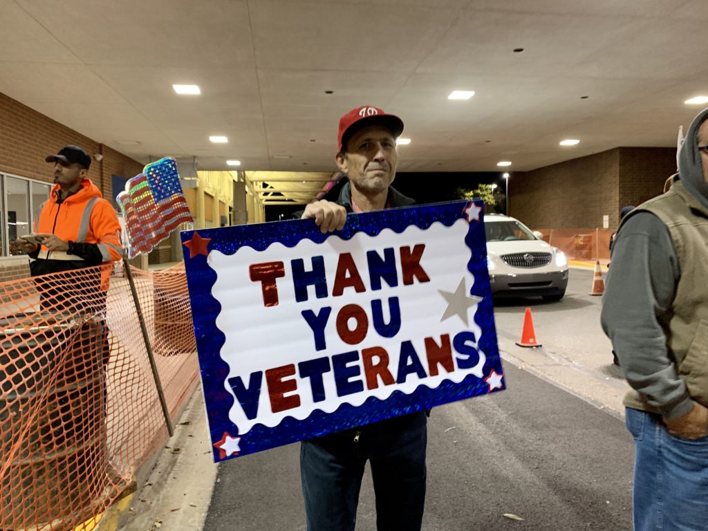 Thank you for your service signs