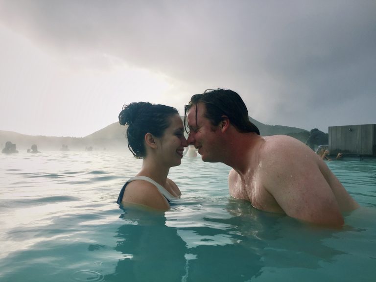 Blue Lagoon is one of Iceland's most romatic getaways. Soak up in the hot springs and relax!