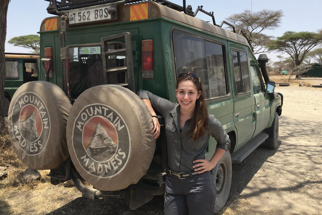 Born in Defiance Samantha Kuhn climbing Mount Kilimanjaro in Tanzania, Africa