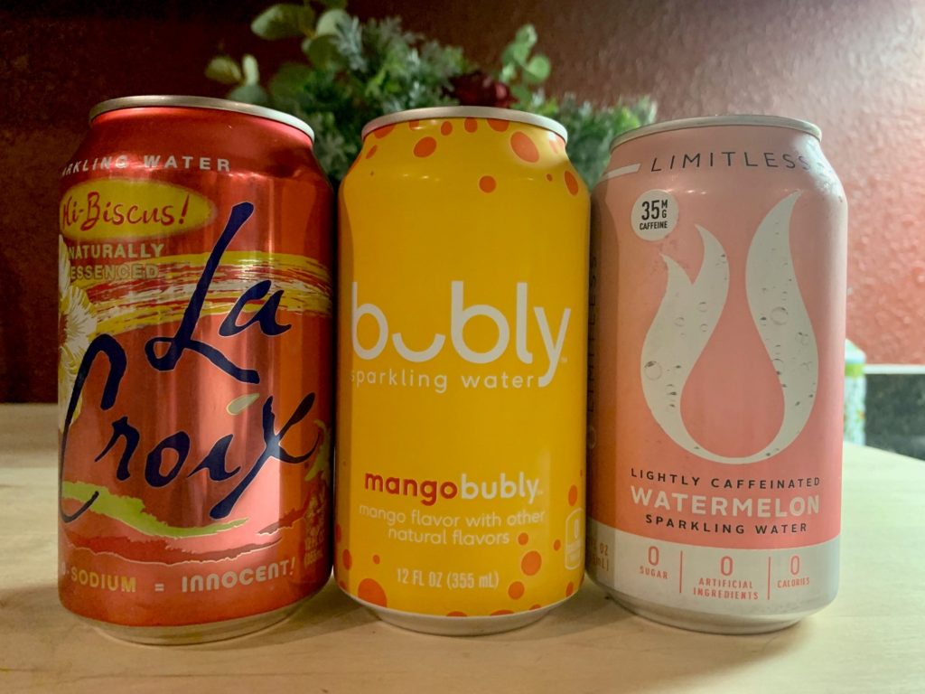 seltzer sparkling water bubly la croix and limitless