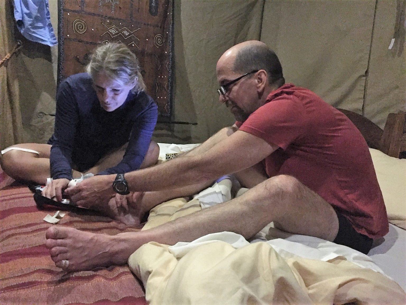 Aching feet and first aid for toenails after climbing Kilimanjaro