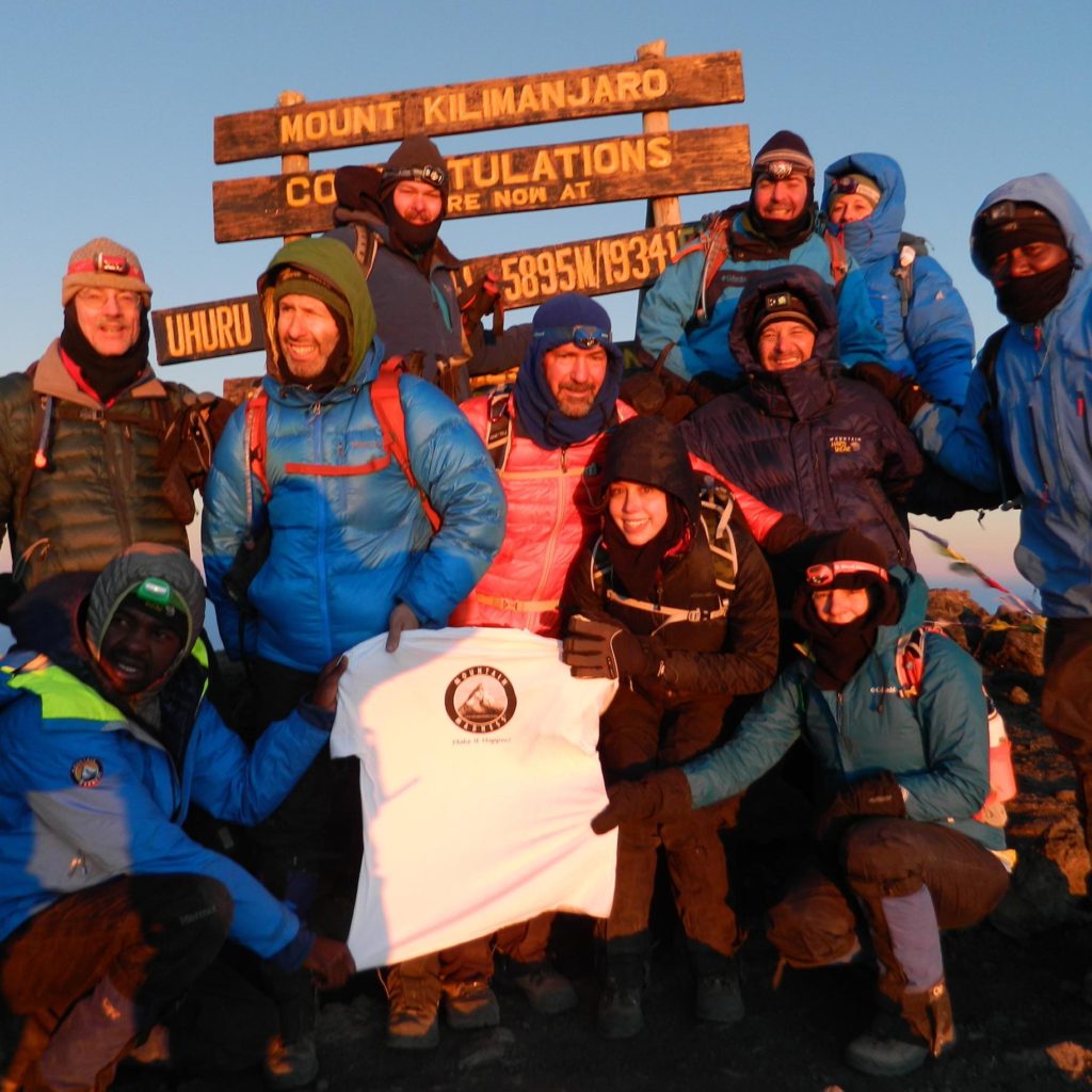 Summit of Mount Kilimanjaro in Tanzania, Africa