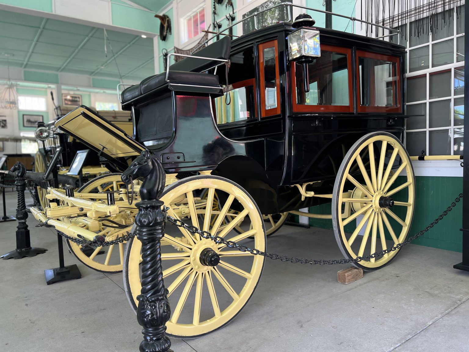 The Grand Hotel Carriage Museum is worth stopping to see. You can even climb inside one!
